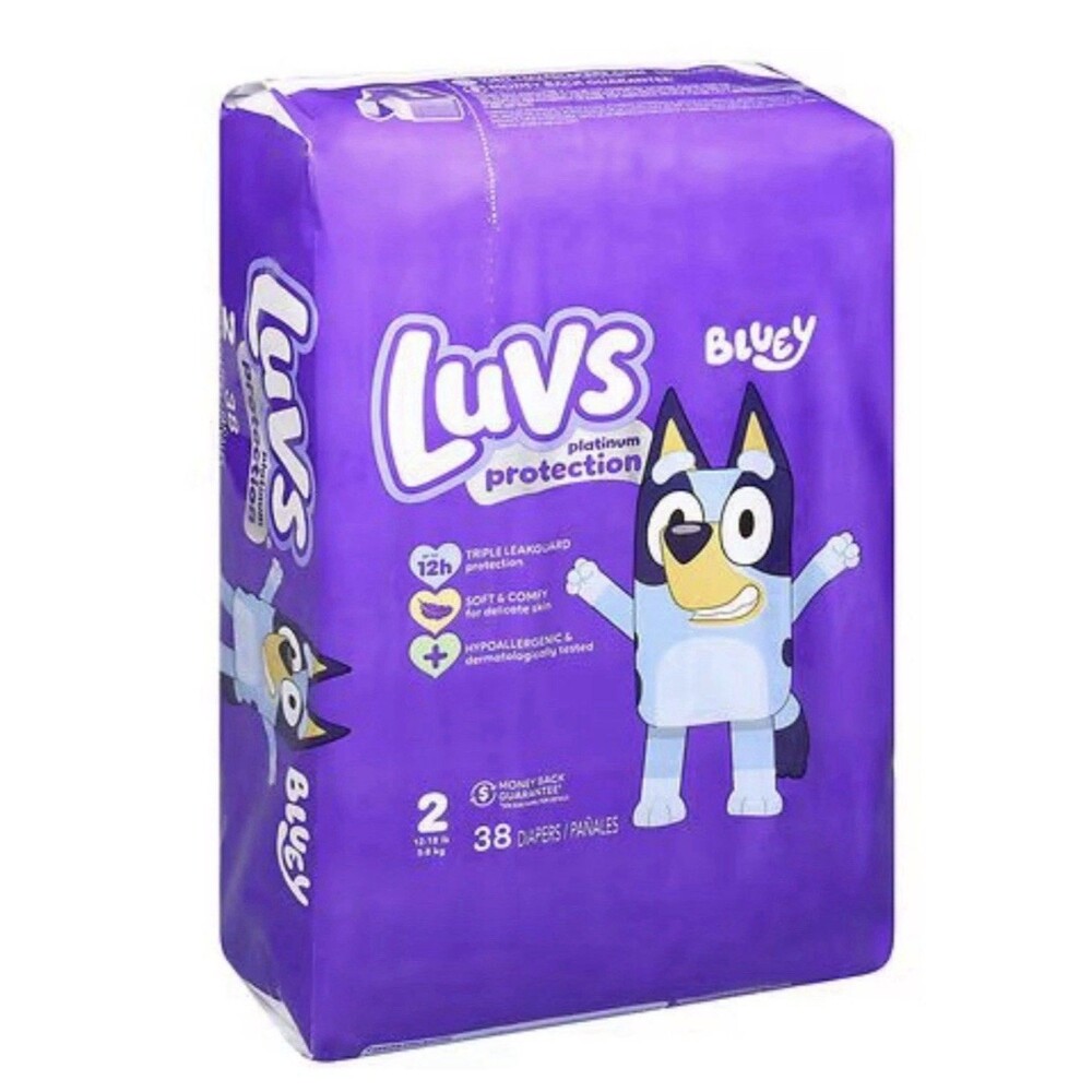 Luvs (Pack Of 38) Platinum Protection Baby Diapers - Size 2